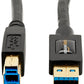 (Open Box) Amazon Basics USB 3.0 A-Male to B-Male Cable For Personal Computer - 9 Feet (2.7 Meters) (Black)