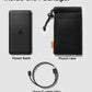 (Open Box) Spigen ArcPack 20000mAh Power Bank | PD 3.0, PPS Fast Carging | 30W Max Output | 2 Type-C Ports, 1 USB-A Port - (ABS + PC | Black)