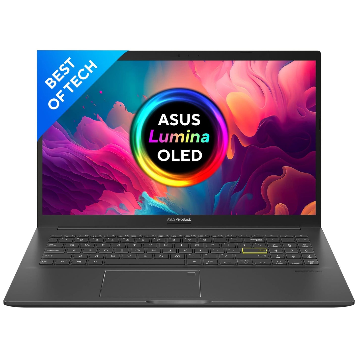 (Brand Refurbished)ASUS VivoBook K15 OLED (2021), 15.6" (39.62 cms) FHD OLED, Intel Core i3-1115G4 11th Gen, Thin and Light Laptop (8GB/512GB SSD/Integrated Graphics/Office 2021/Windows 11/Silver/1.8 Kg) K513EA-L313WS