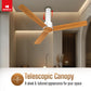 Havells 1200mm Elio BLDC Ceiling Fan | Remote Controlled, High Air Delivery Fan | 5 Star Rated, Upto 60% Energy Saving, 2+1* Year Warranty | (Pack of 1, Smoke Brown)