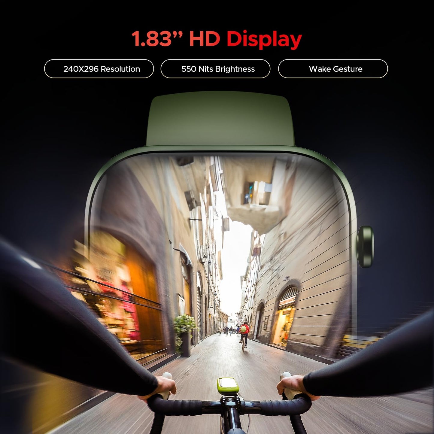 (Open Box) boAt Storm Call 3 w/TBT Navigation, Daily Activity Tracker, DIY Watch Face Studio,700+ Active Modes, 1.83" (4.6 cm) HD Display Fitness Smart Watch for Men & Women(Active Black)