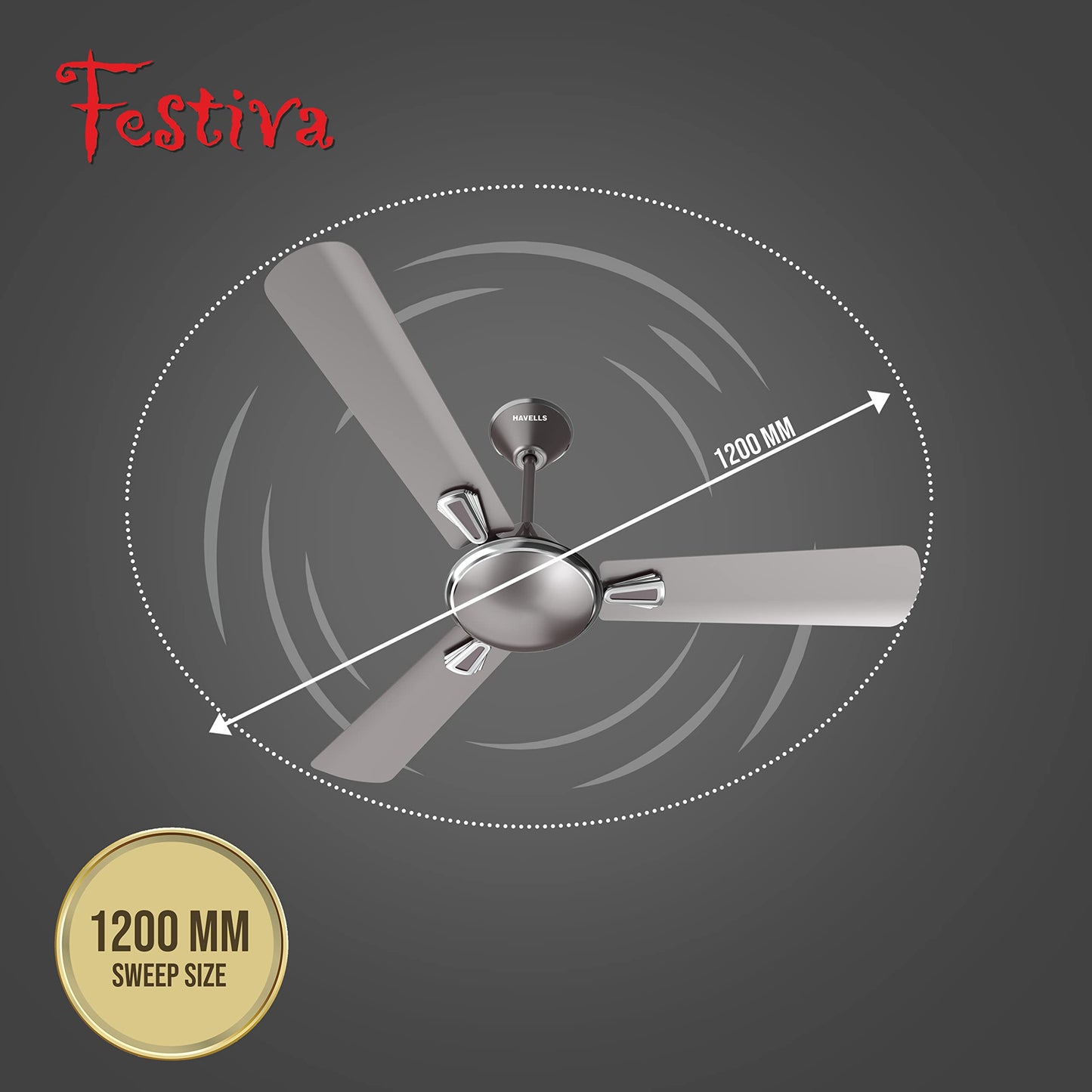 Havells Festiva 1200mm Dust Resistant Ceiling Fan