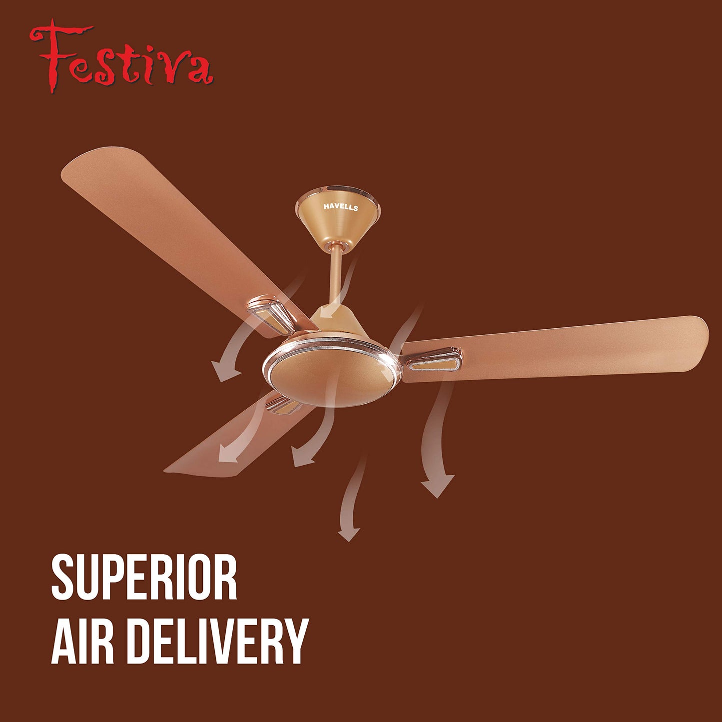 Havells Festiva 1200mm Dust Resistant Ceiling Fan