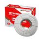 (Open Box)CP PLUS 3+1 Coaxial Pure Copper CCTV Camera Cable (90 Meter) White