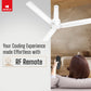 Havells 1200mm Elio BLDC Ceiling Fan | Remote Controlled, High Air Delivery Fan | 5 Star Rated, Upto 60% Energy Saving, 2+1* Year Warranty | (Pack of 1, Smoke Brown)