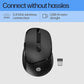 (Open Box) HP M120 Wireless Mouse, USB-A Nano dongle, 2.4 GHz Wireless Connection, 6 Buttons, Up to 1600 dpi, Optical Sensor, Ergonomic Design, 12-Month Battery Life