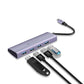 (Open Box) ZEBRONICS 4-in-1 USB Type C Multiport Adapter - Zeb TA500U
