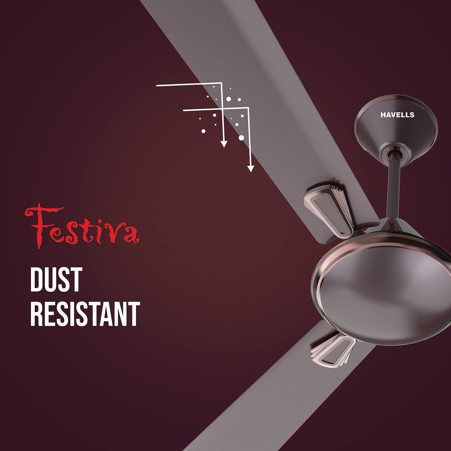 Havells Festiva 1200mm Dust Resistant Ceiling Fan