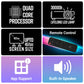 (Open Box) ZEBRONICS PIXAPLAY 15 Smart LED Projector with Dolby Audio, 5500 lumens, 4K Support, 180 Inch Screen Size, Supports Miracast, Bluetooth, USB, HDMI, WiFi, APP Support, 1080p Native