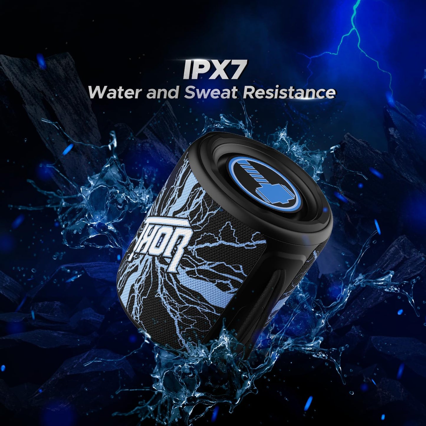 (Open Box) boAt Stone 352 Bluetooth Speaker with 10W RMS Stereo Sound, TWS Feature, Up to 12H Total Playtime, Multi-Compatibility Modes and Type-C Charging(Assassin Red-Deadpool Edition)