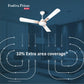 Havells 1200Mm Festiva Prime Bldc Motor Ceiling Fan|5 Stars Cf With Rf Remote, 100% Copper, Upto 57% Energy Saving|Eco Active Technology, 2 Year Warranty|(Pack Of 1, Dusk Chrome)