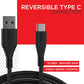 (Open Box) boAt Type C A325/A320 Tangle-free, Sturdy Type C Cable with 3A Rapid Charging & 480 Mbps Data Transmission Speed, Compatible with Smartphones & Tablets(Black)