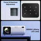 (Open Box) ZEBRONICS PIXAPLAY 15 Smart LED Projector with Dolby Audio, 5500 lumens, 4K Support, 180 Inch Screen Size, Supports Miracast, Bluetooth, USB, HDMI, WiFi, APP Support, 1080p Native