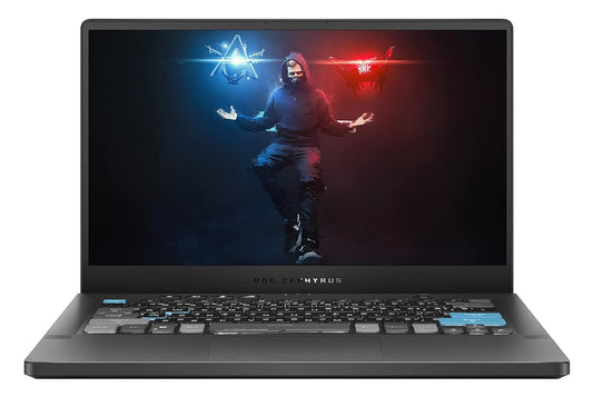(Brand Refurbished)Asus Rog Zephyrus G14 Alan Walker Edition Amd Ryzen 9 5900Hs 14 Inches Gaming Business Laptop (Wqhd 120Hz, Nvidia Rtx 3050 Ti 4Gb Graphics,16Gb/1Tb Ssd/Office/Windows 10 Home/Gray/Anime Matrix/1.7 Kg)