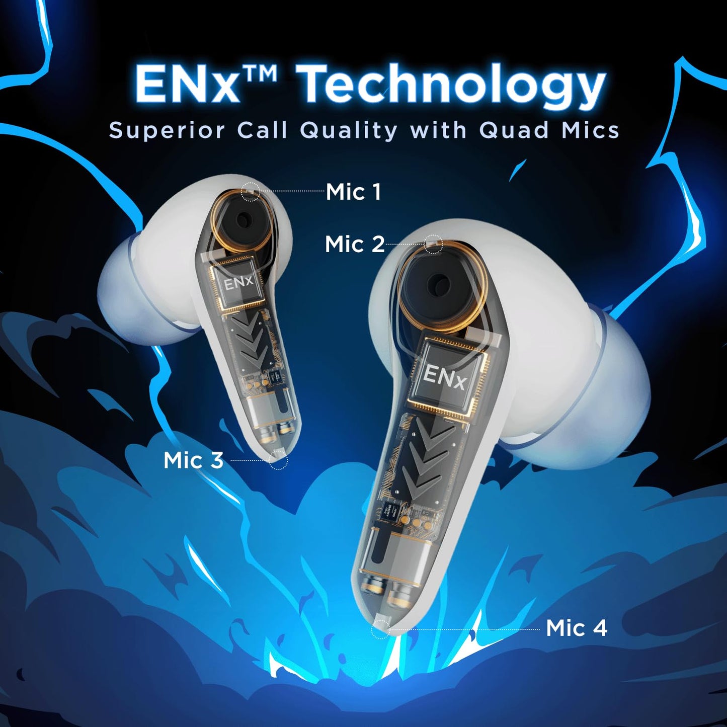 (Open Bpx) boAt Immortal 131 Bluetooth in Ear Earbuds (White Sabre)