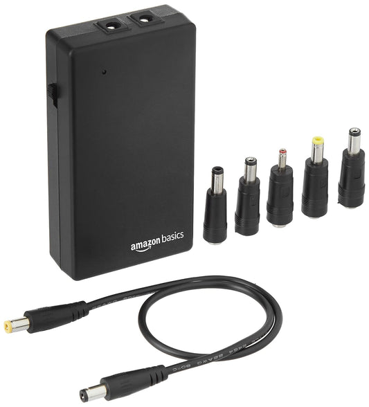 (Open Box) Amazon Basics 12V 2A UPS for Router, Intercom, CCTV, Set-top Box with Upto 4 Hours Power Backup