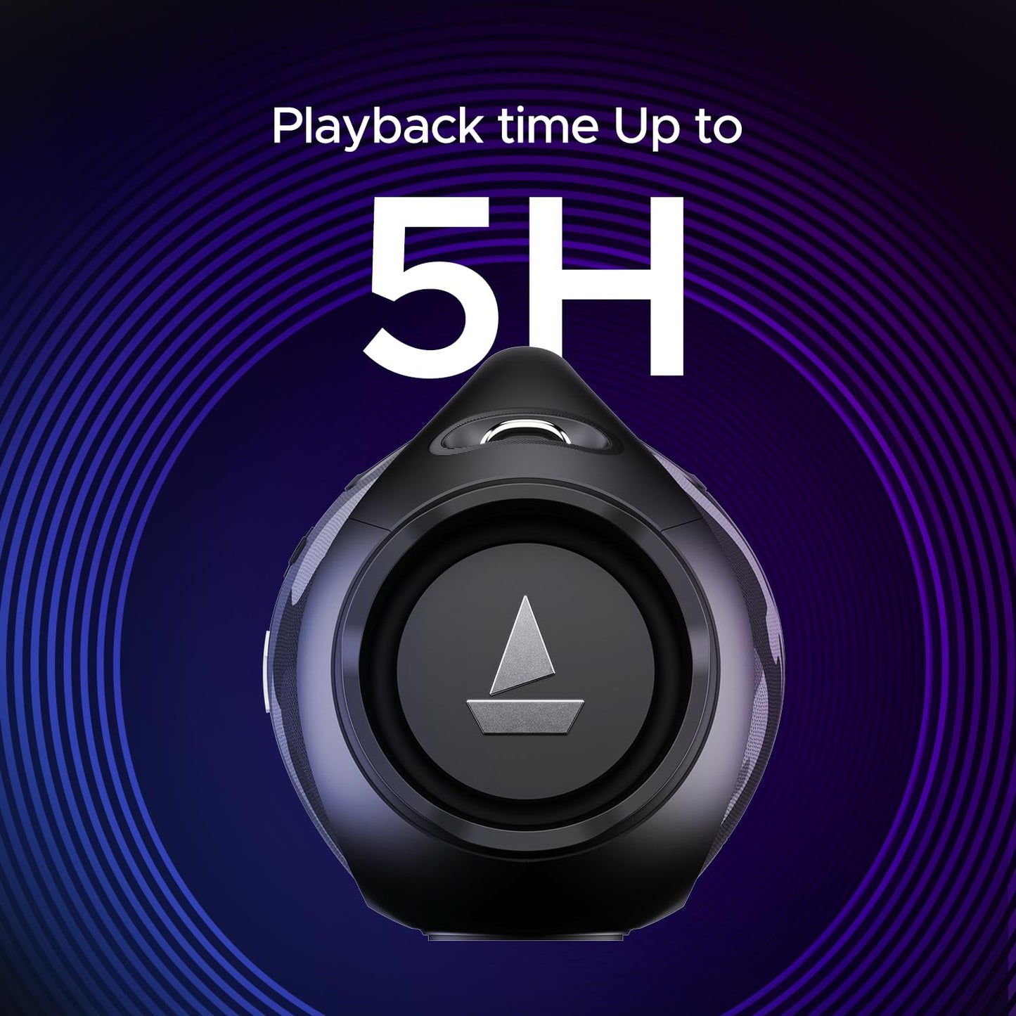 (Open Box) boAt Stone 1800 Bluetooth Speaker w/ 90 W RMS Sound, RGB LEDs, EQ Modes, IPX6,BT v5.3,Multi- Compatibility– Aux&USB, Playback time Up to 5 Hours & Type C Charging(Camo Black)