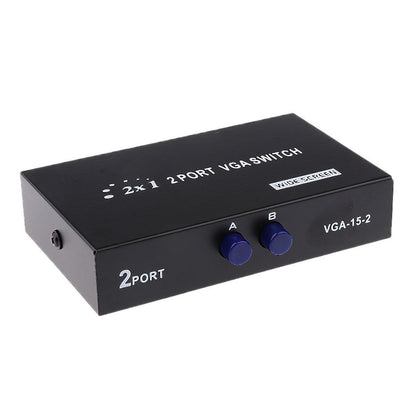 (Open Box)PremiumAV 2 Port VGA Monitor Switch (Black)
