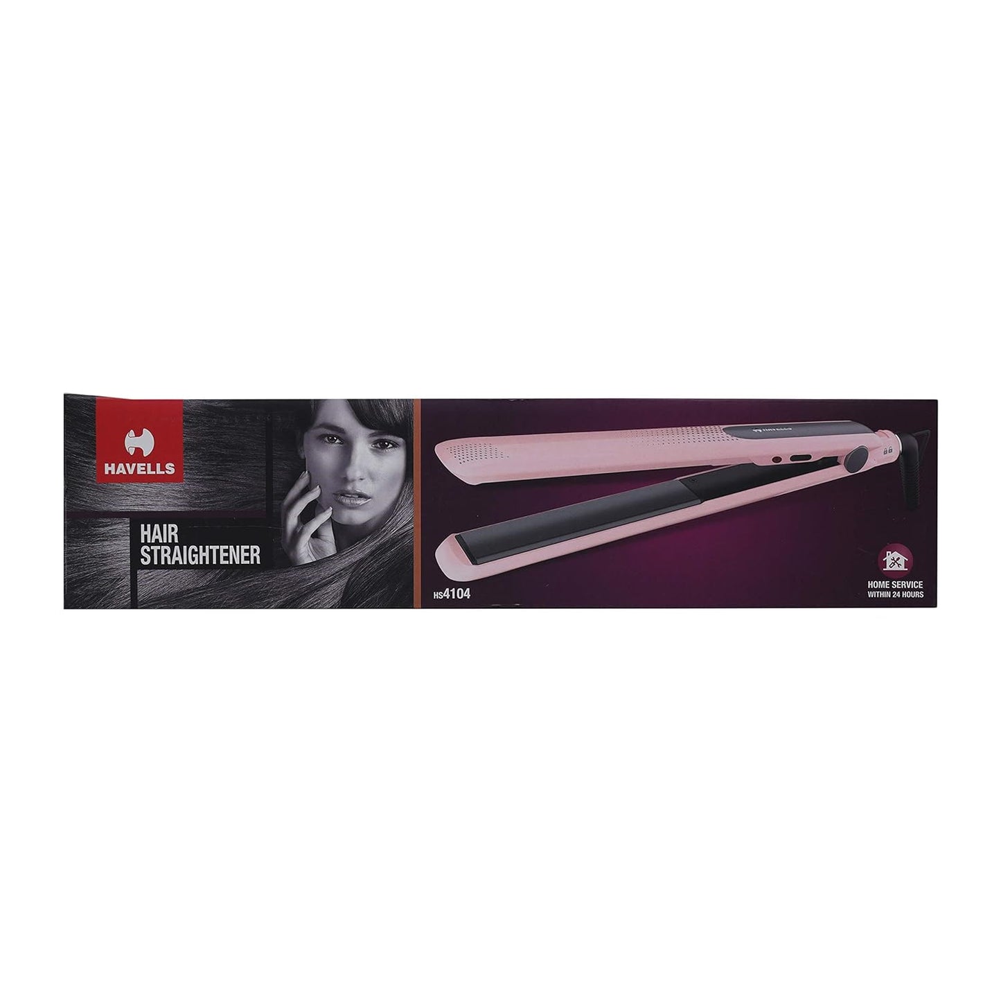 Havells HS4104 Hair Straightener (Pink)