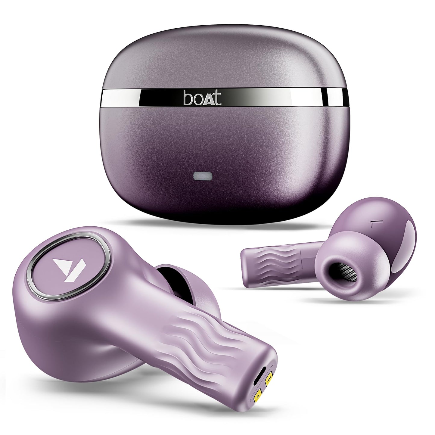 (Open Box) boAt Nirvana Ion ANC 120HRS Battery, Crystal Bionic Sound w/Dual EQ Modes, 4Mics ENx, App Support, Low Latency, IPX4, v.5.2 Bluetooth TWS in Ear Earbuds Wireless Earphones with mic