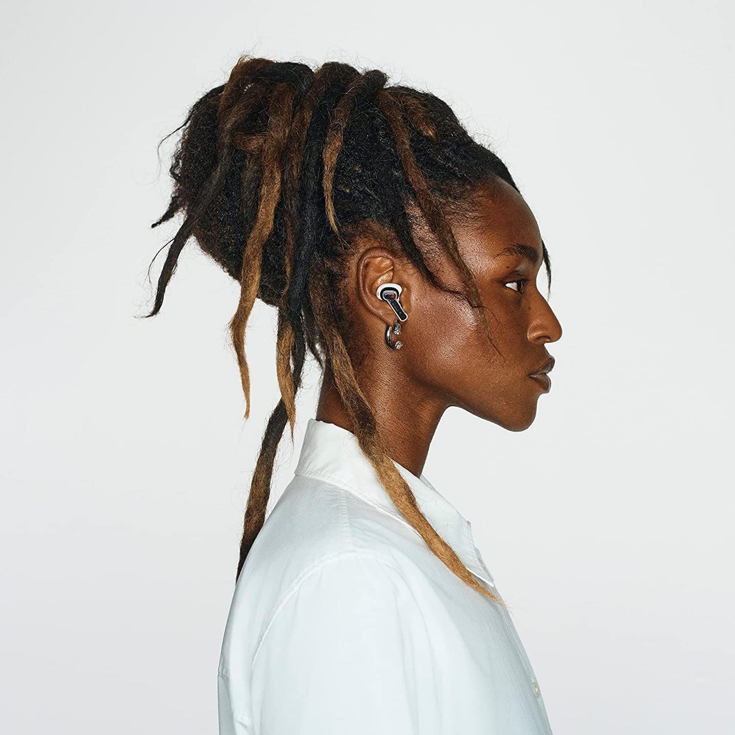 (Open Box) Nothing Ear (stick) - wireless In Ear earbuds, comfortable ergonomic design, 4.4g ultra lightweight, custom dynamic driver, Clear Voice Technology, press controls, up to 29 hrs of listening time