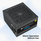 (Open Box)Zebronics 450W Black Gold Power Supply with 3X SATA connectors, 2X Molex, 80mm Built-in Fan, Extra Long Cables, 1.2 Meter Power Cable and Suitable for Regular use Computers