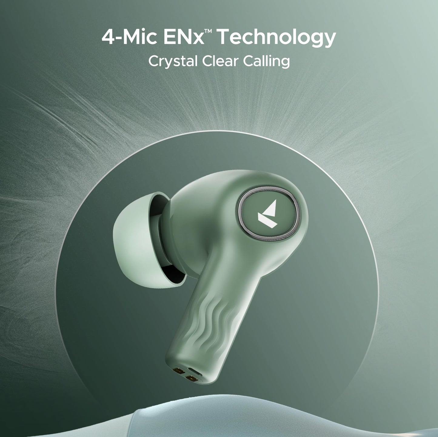 (Open Box) boAt Nirvana Ion ANC 120HRS Battery, Crystal Bionic Sound w/Dual EQ Modes, 4Mics ENx, App Support, Low Latency, IPX4, v.5.2 Bluetooth TWS in Ear Earbuds Wireless Earphones with mic