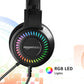 (Open Box) Amazon Basics Wired Over Ear Gaming Headphone with Mic for PC | 50mm Drivers | with 2m Cable (Black)