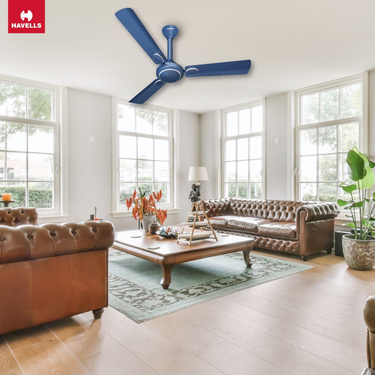 Havells Fusion Prime 1200mm Ceiling Fan (Matte Black)