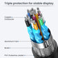 (Open Box) AGARO Micro HDMI to HDMI Cable Male to Female Micro HDMI adapter, Supports 4K, 3D, Silver