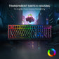 (Open Box) Razer BlackWidow V3 Pro Mechanical Wireless Gaming Keyboard: Green Mechanical Switches - Tactile & Clicky - Chroma RGB Lighting - Doubleshot ABS Keycaps - Transparent Switch Housing - Bluetooth/2.4GHz