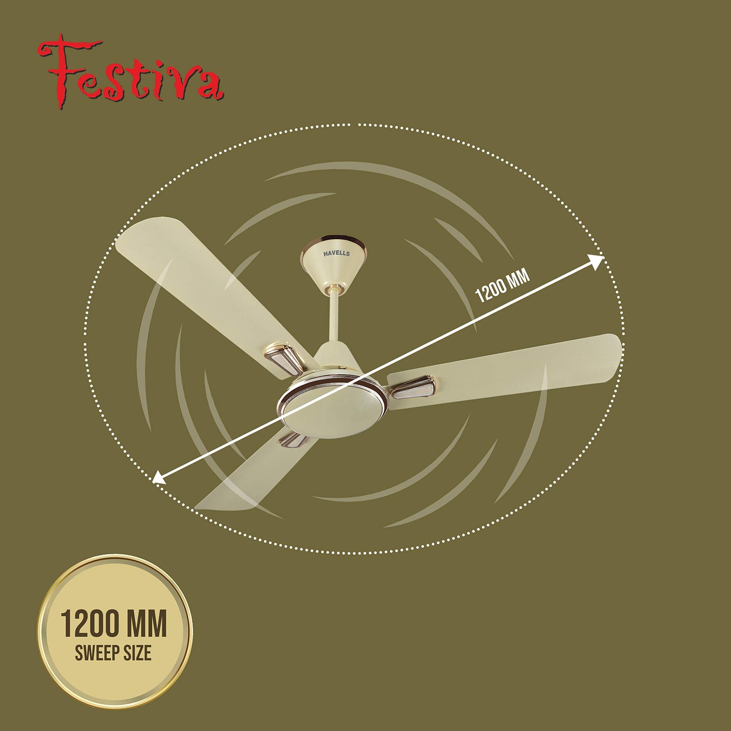 Havells Festiva 1200mm Dust Resistant Ceiling Fan