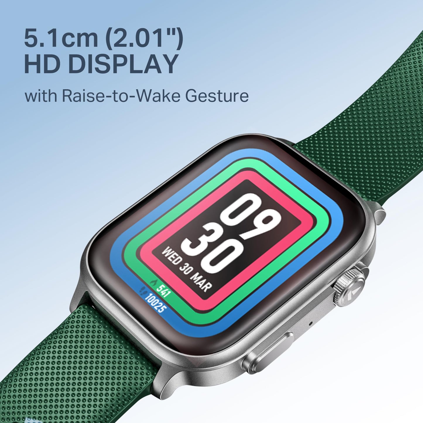 (Open Box) boAt Storm Infinity Plus w/15 Days Extensive Battery fueled by Huge 550mAh Battery, Fast Charge, 1.83”(4.65cm)HD Display, Functional Crown, BT Calling, Smart watch for Men & Women (Active Black)