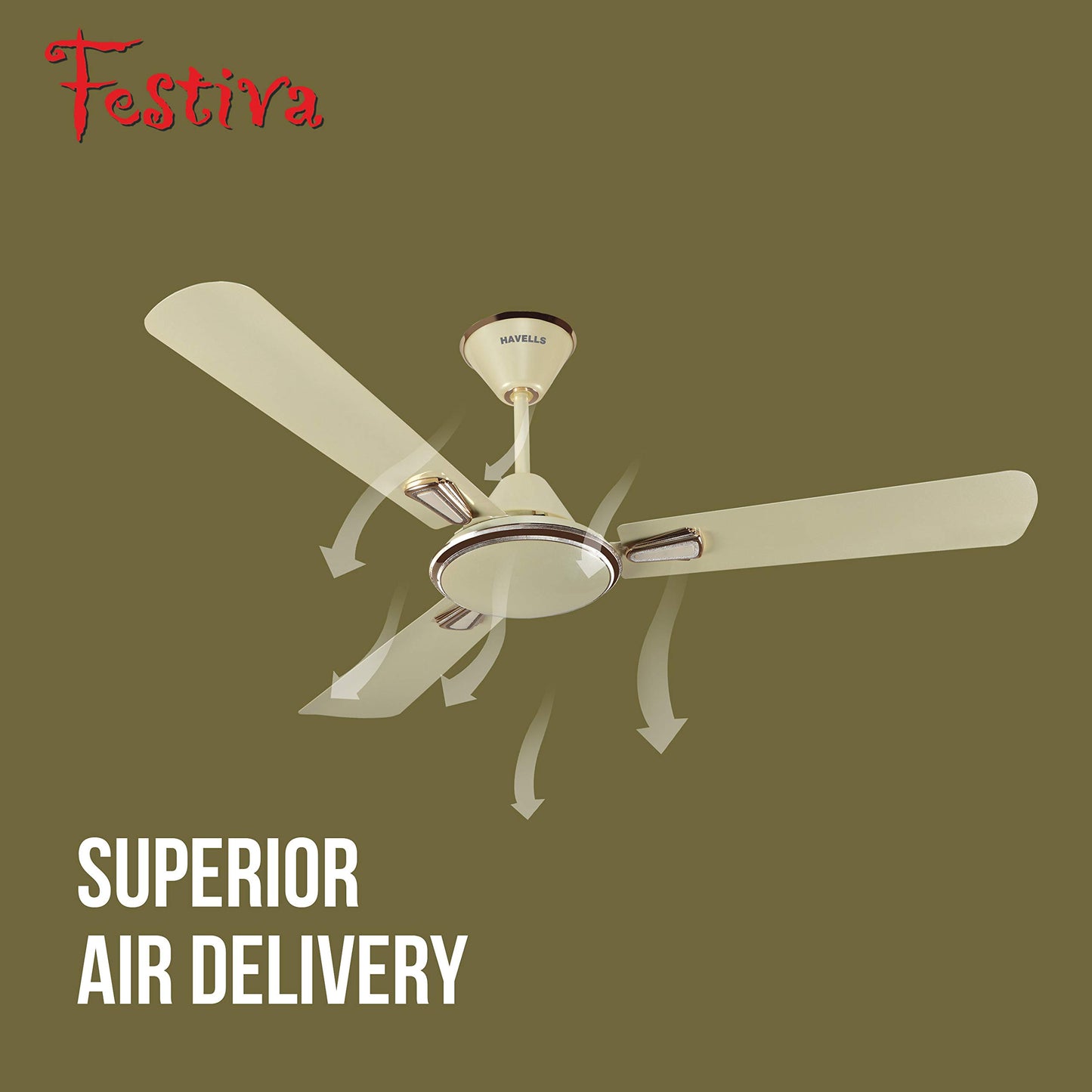 Havells Festiva 1200mm Dust Resistant Ceiling Fan