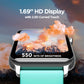 (Without Box)boAt Wave Call Smart Watch, Smart Talk w/Advanced Dedicated Bluetooth Calling Chip, 1.69 HD Display w/ 550 NITS & 70% Color Gamut, 150+ Watch Faces, Multi-Sport Modes,HR,SpO2(Caribbean Green)