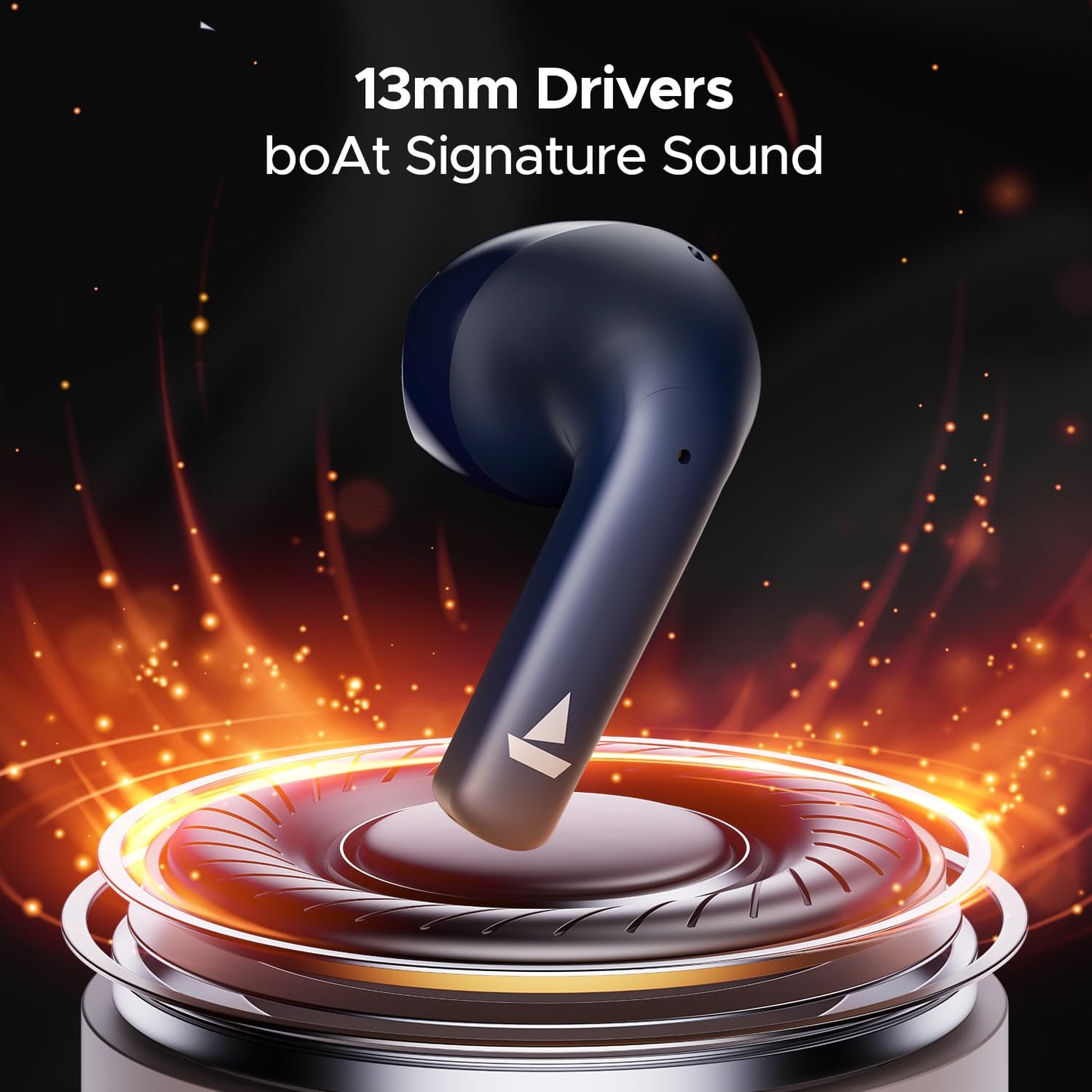 (Open Box) boAt Airdopes 125 TWS Earbuds with 50 hrs Playtime,Quad Mics with ENxᵀᴹ Tech,ASAPᵀᴹ Charging,IWPᵀᴹ Tech, BEASTᵀᴹ Mode with 50 ms Low Latency,BTv5.3, IPX5