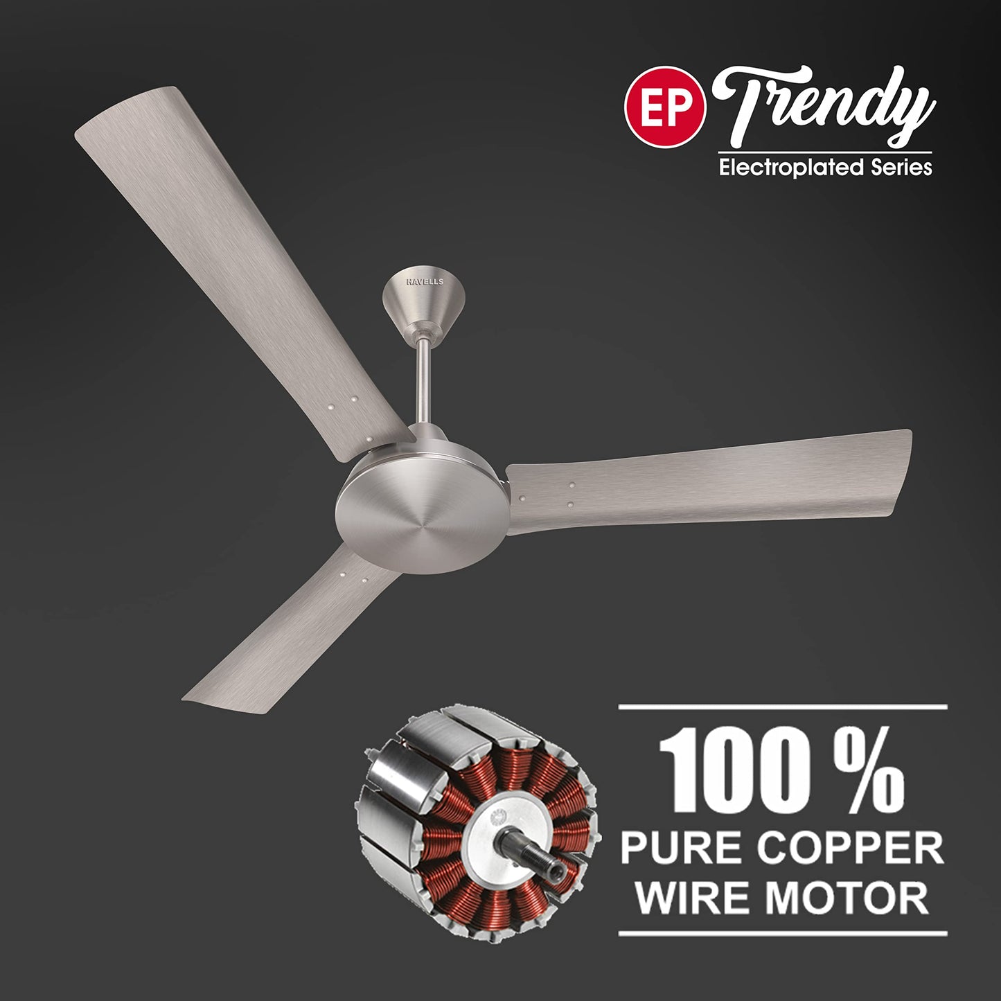 Havells 1200mm EP Trendy Energy Saving Ceiling Fan