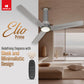 Havells 1200mm Elio BLDC Ceiling Fan | Remote Controlled, High Air Delivery Fan | 5 Star Rated, Upto 60% Energy Saving, 2+1* Year Warranty | (Pack of 1, Smoke Brown)