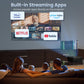 (Open Box) Portronics Beem 440 Smart LED Projector with 720p HD Resolution, Rotatable Design, Built-in Streaming Apps (Netflix, Prime Video, Hotstar), 2000 Lumens, Screen Mirroring, 3 Watts Speaker (White)