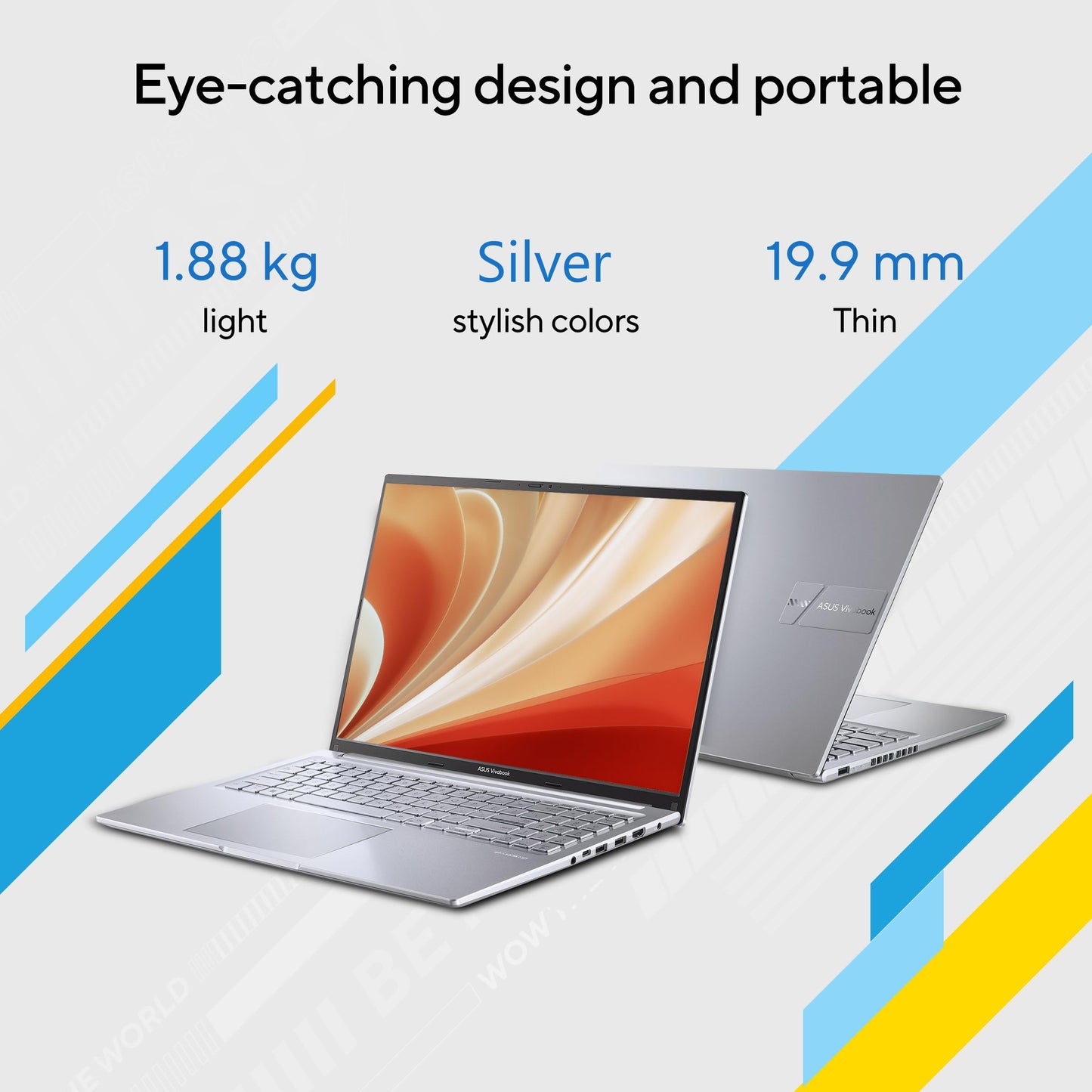 (Brand Refurbished)ASUS Vivobook S 15 OLED (2023), Intel Core EVO i5-13500H 13th Gen, 15.6" (39.62 cm) 2.8K 120Hz OLED, Thin & Light Laptop (16GB/512GB SSD/Windows 11/Office 2021/75WHr/Silver/1.7 kg) S5504VA-MA543WS