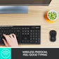 (Open Box)Logitech MK275 USB Wireless Keyboard and Mouse Set for Windows, 2.4 GHz Wireless, Compact Wireless Mouse, 8 Multimedia & Shortcut Keys, 2-Year Battery Life, PC/Laptop - Black