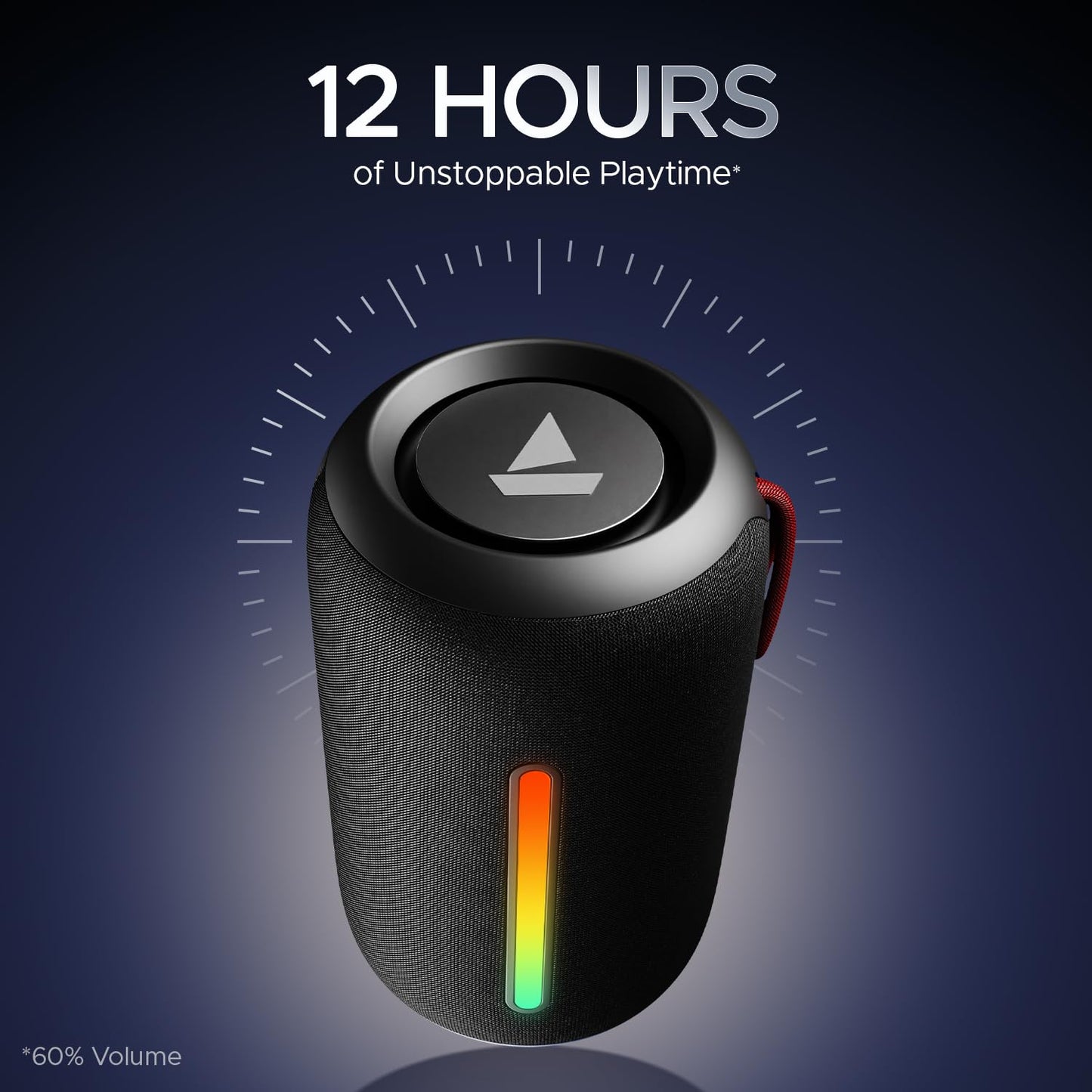 (Open Box) boAt Stone 352 Bluetooth Speaker with 10W RMS Stereo Sound, TWS Feature, Up to 12H Total Playtime, Multi-Compatibility Modes and Type-C Charging(Assassin Red-Deadpool Edition)