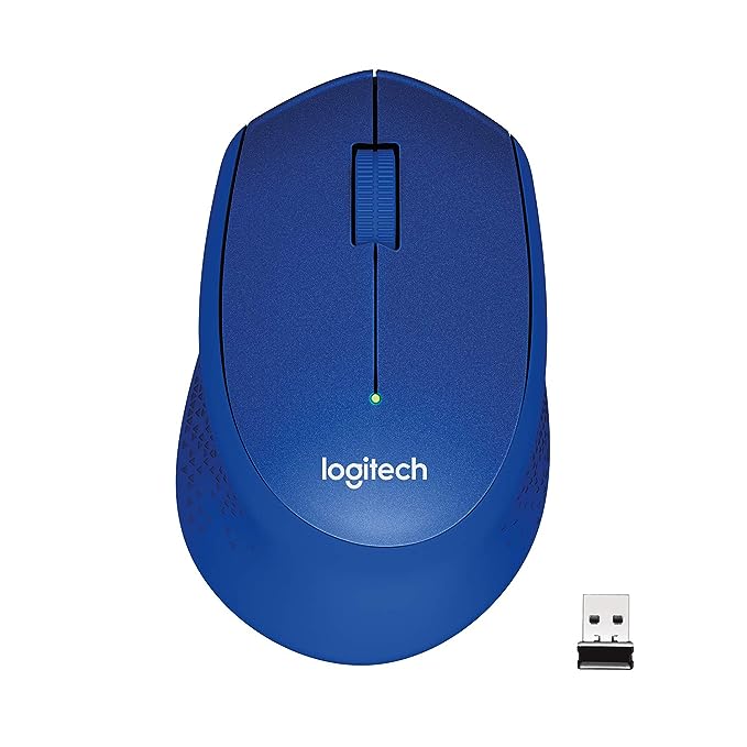 (Open Box) Logitech M331 Silent Plus Wireless Mouse, 2.4GHz with USB Nano Receiver, 1000 DPI Optical Tracking, 3 Buttons, 24 Month Life Battery, PC/Mac/Laptop