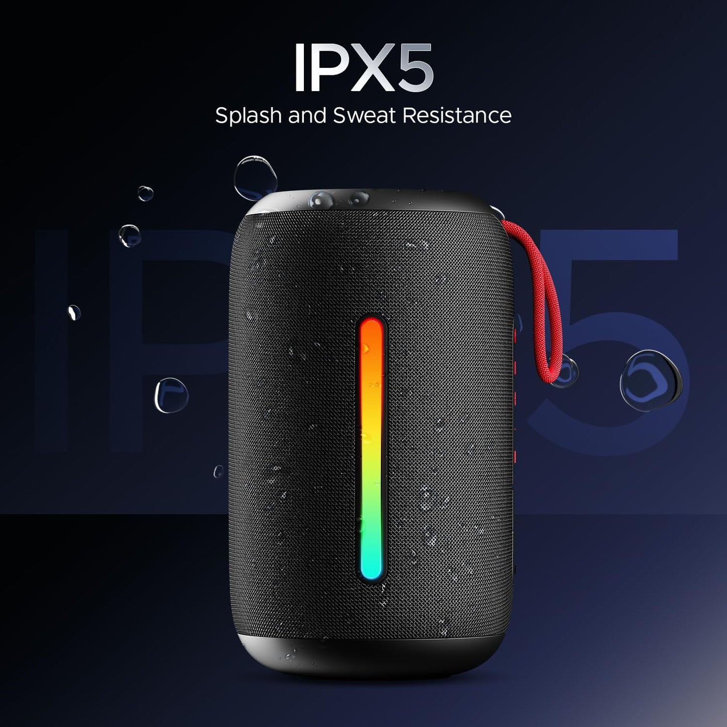 (Open Box) boAt Stone 352 Bluetooth Speaker with 10W RMS Stereo Sound, TWS Feature, Up to 12H Total Playtime, Multi-Compatibility Modes and Type-C Charging(Assassin Red-Deadpool Edition)