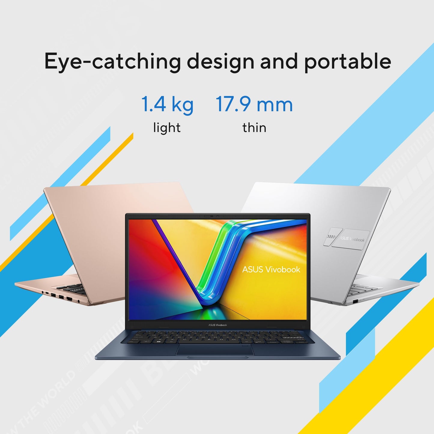 (Brand Refurbished)ASUS Vivobook 16, IntelCore i3-1215U 12th Gen, Thin and Light Laptop, 16-inch (40.64 cm) FHD+, (8 GB RAM/512GB SSD/Windows 11/Fingerprint/Black/1.88kg), X1605ZAB-MB322WS