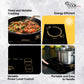 Havells Induction Glass Ceramic Cooktop Tc20 With 9 Cooking Modes Bis Approved 2000 Watt With 3 Year Coil Warranty - Black