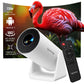 (Open Box) Lifelong Lightbeam Smart Projector for Home 4K Support, Native 720p HD Resolution, 2500 Lumen, Rotabable Design, Speaker, Android 11 with Built-in Apps (Netflix, Prime, Youtube) WiFi, 100''Max Display