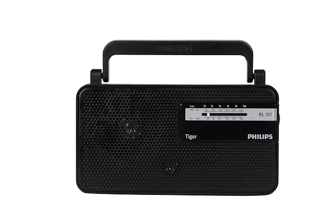 (Open Box) Philips Audio RL191/94 with MW/FM Bands 180mW RMS Sound output Radio