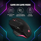 (Open Box) HP G200 Backlit USB Wired Gaming Mouse with Ergonomic Design, All Customizable Buttons, Adjustable 4000 DPI, RGB Breathing LED Lighting, Anti-Slip Scroll Wheel / 3 Years Warranty (7QV30AA)