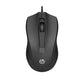 (Open Box) HP Wired Mouse 100 with 1600 DPI Optical Sensor, USB Plug-and -Play,ambidextrous Design, Built-in Scrolling and 3 Handy Buttons. 3-Years Warranty (6VY96AA)
